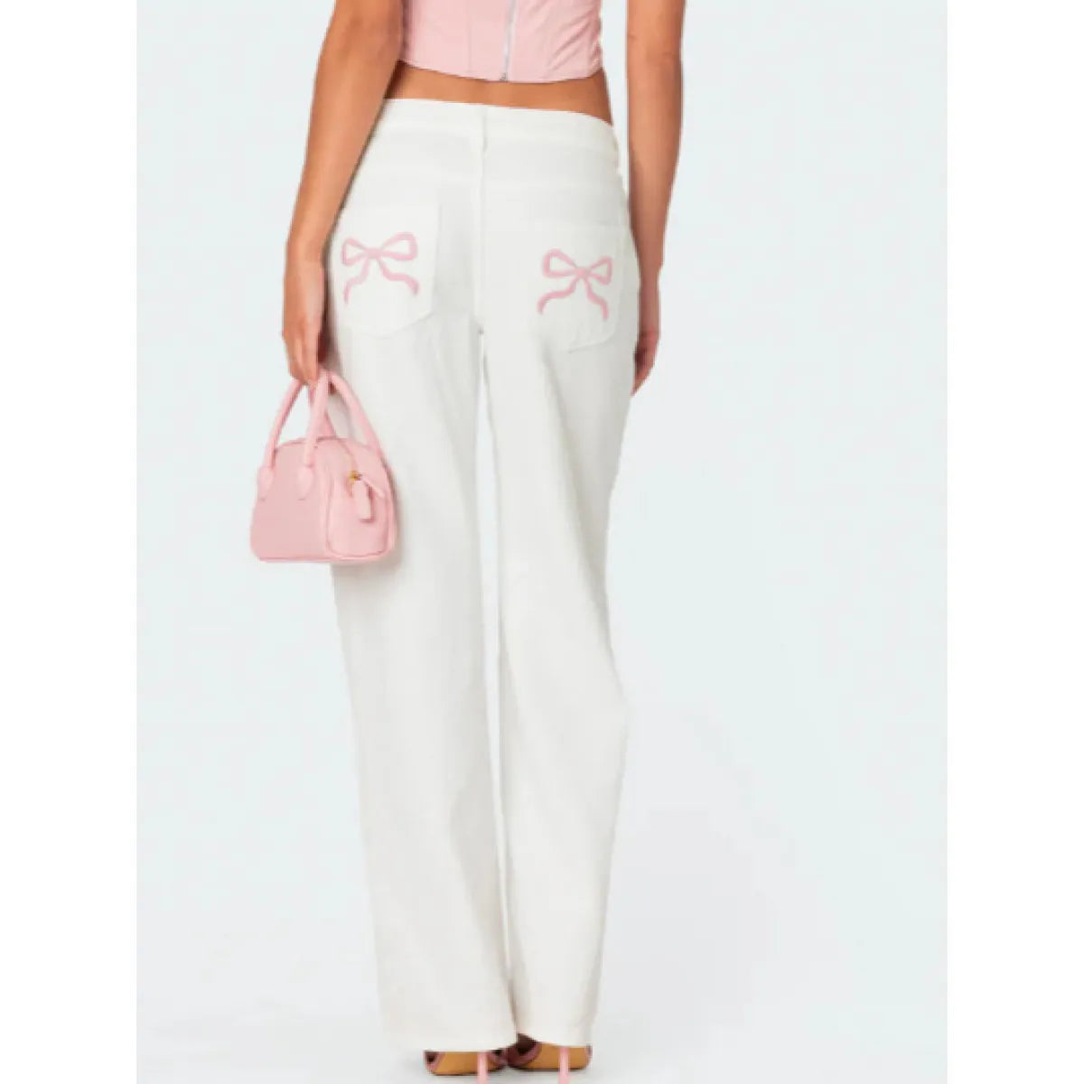 Jeans Rectos de Pierna Ancha