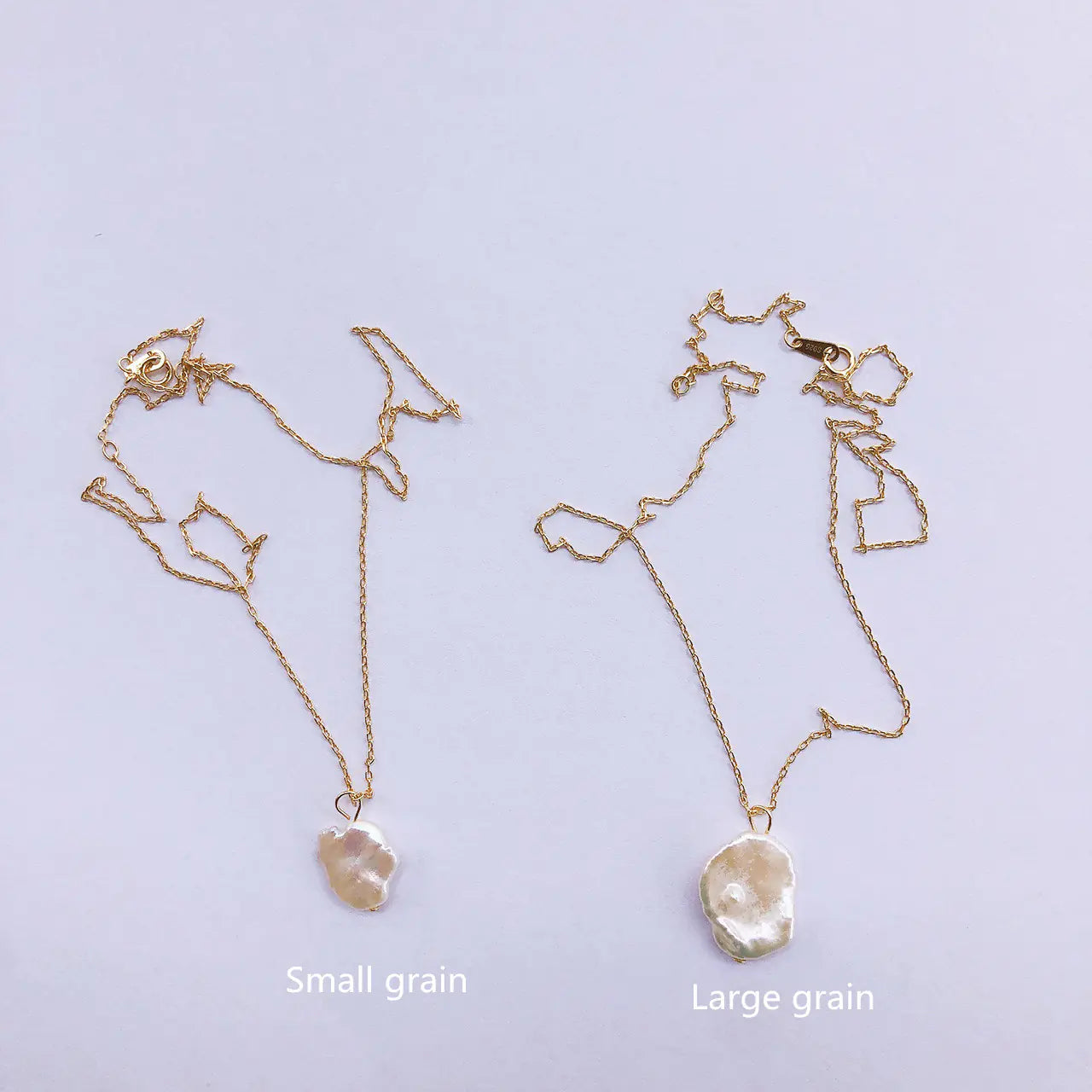 Collar con Colgante de Perla Barroca de Plata de Ley 925